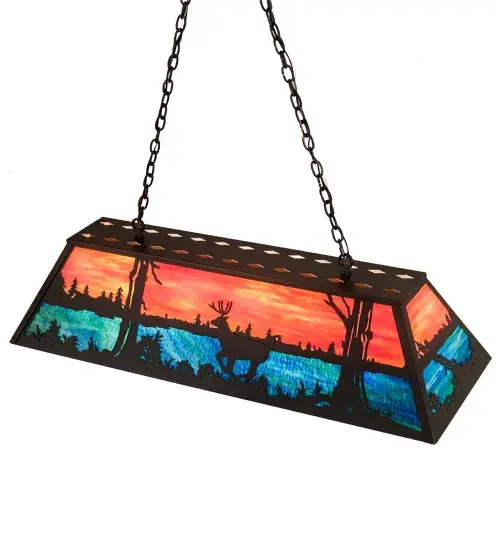 The Meyda Tiffany - Deer At Lake by Meyda Lighting - Image 4