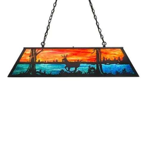 The Meyda Tiffany - Deer At Lake by Meyda Lighting - Image 5