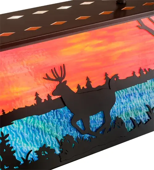 The Meyda Tiffany - Deer At Lake by Meyda Lighting - Image 10
