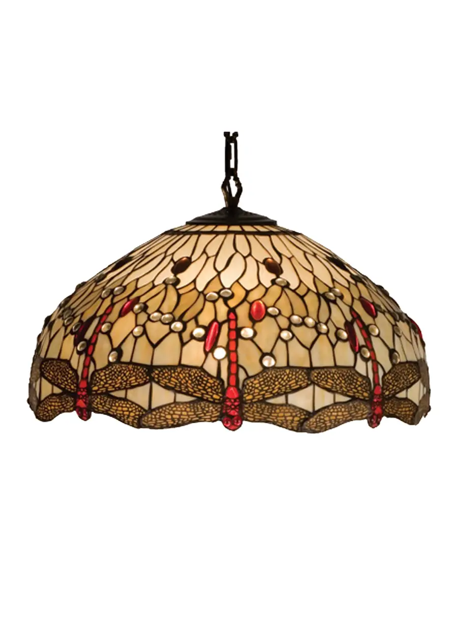 The Meyda Tiffany - Tiffany Hanginghead Dragonfly by Meyda Lighting
