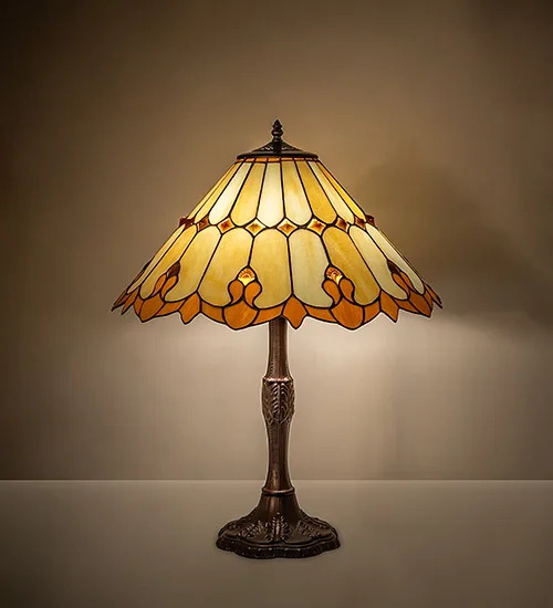 28.5"H Nouveau Cone Table Lamp