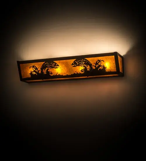The Leaping Trout by Meyda Lighting - Image 1