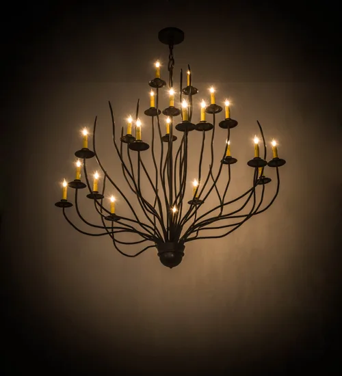 54"W Sycamore 22 LT Chandelier