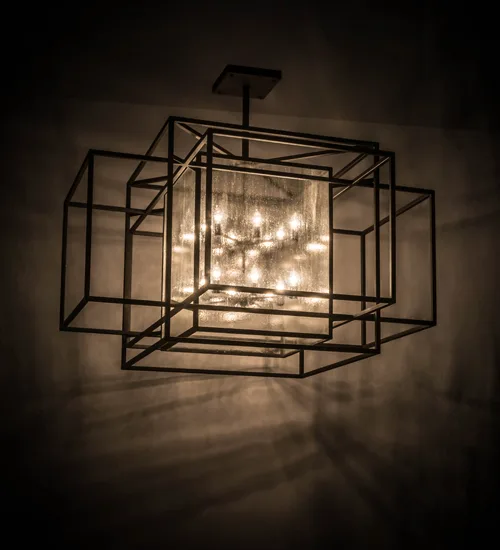 60" Square Kitzi Box Pendant