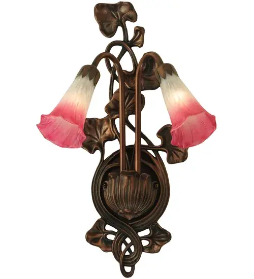 The Pink/White Pond Lily by Meyda Lighting - Image 2