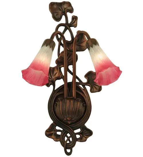 The Pink/White Pond Lily by Meyda Lighting - Image 5