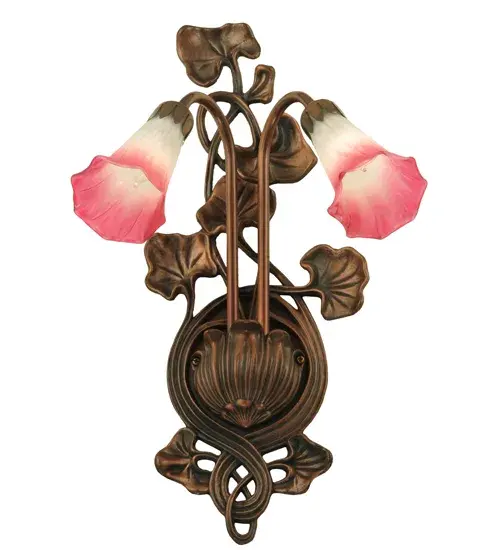 The Pink/White Pond Lily by Meyda Lighting - Image 6