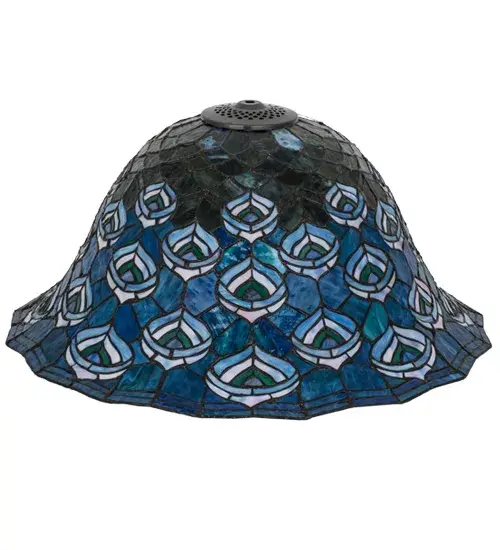 The Tiffany Peacock Feather by Meyda Lighting - Image 2