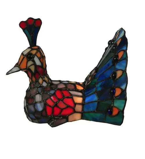 The Tiffany Peacock by Meyda Lighting - Image 5