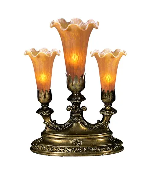 The Amber Pond Lily by Meyda Lighting