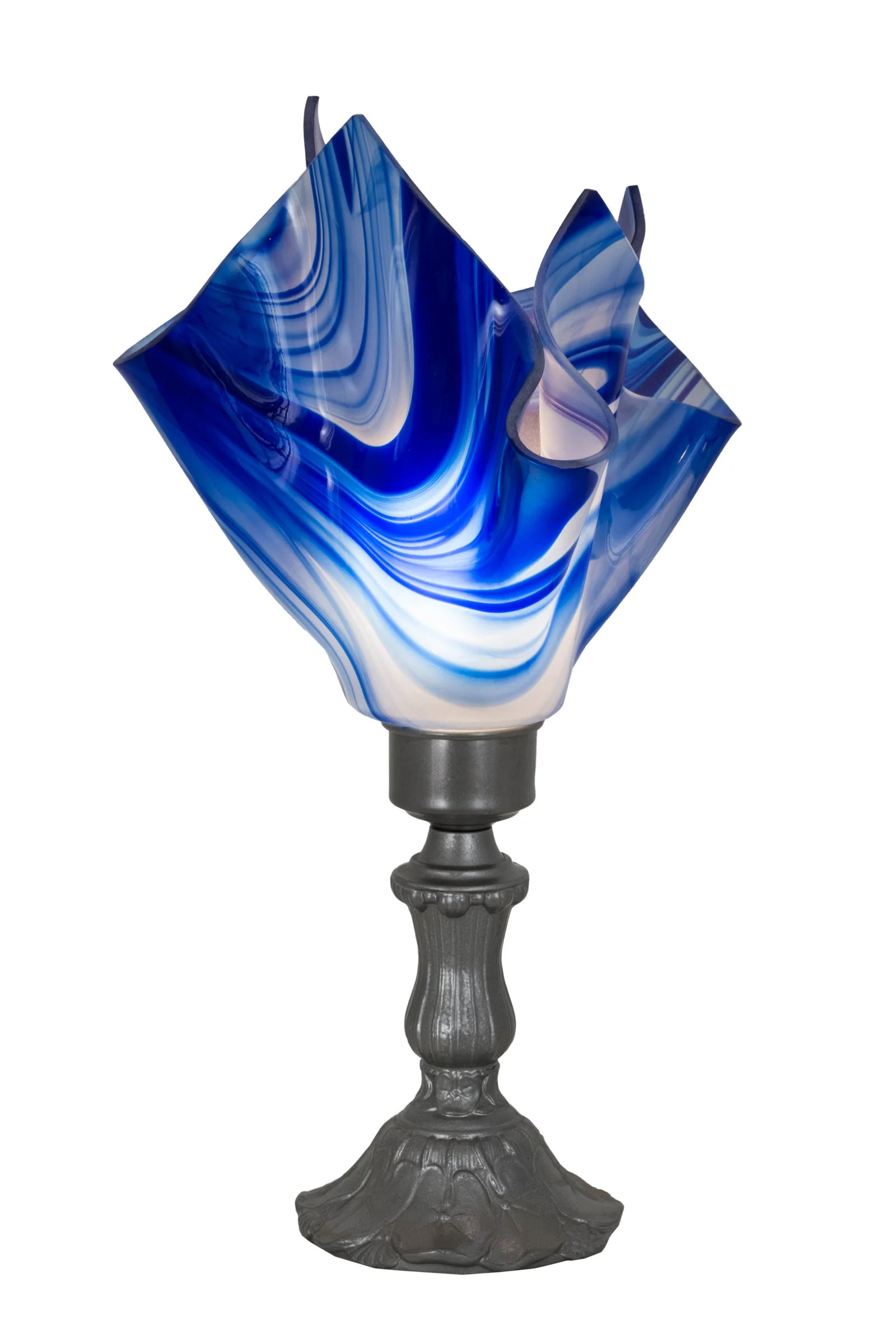 Handkerchief One Light Accent Lamp in Nickel