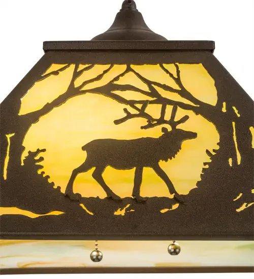 The Elk at Dawn by Meyda Lighting - Image 9