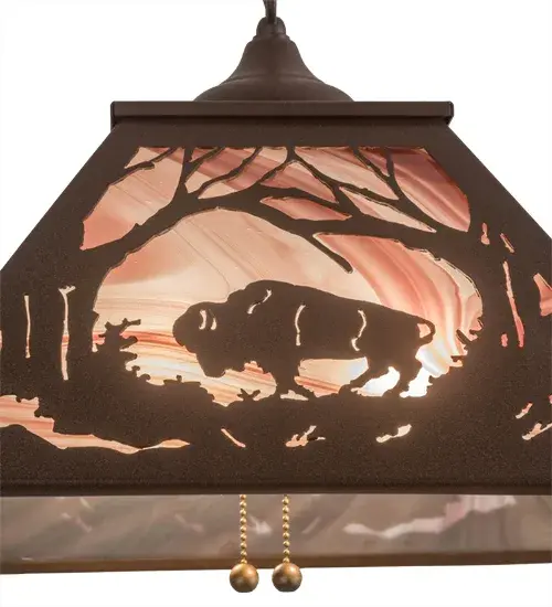 The Buffalo at Dawn by Meyda Lighting - Image 9