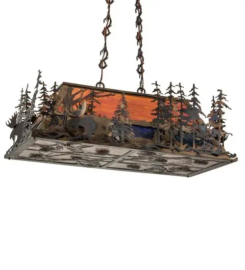 The Moose Through the Trees by Meyda Lighting - Image 3