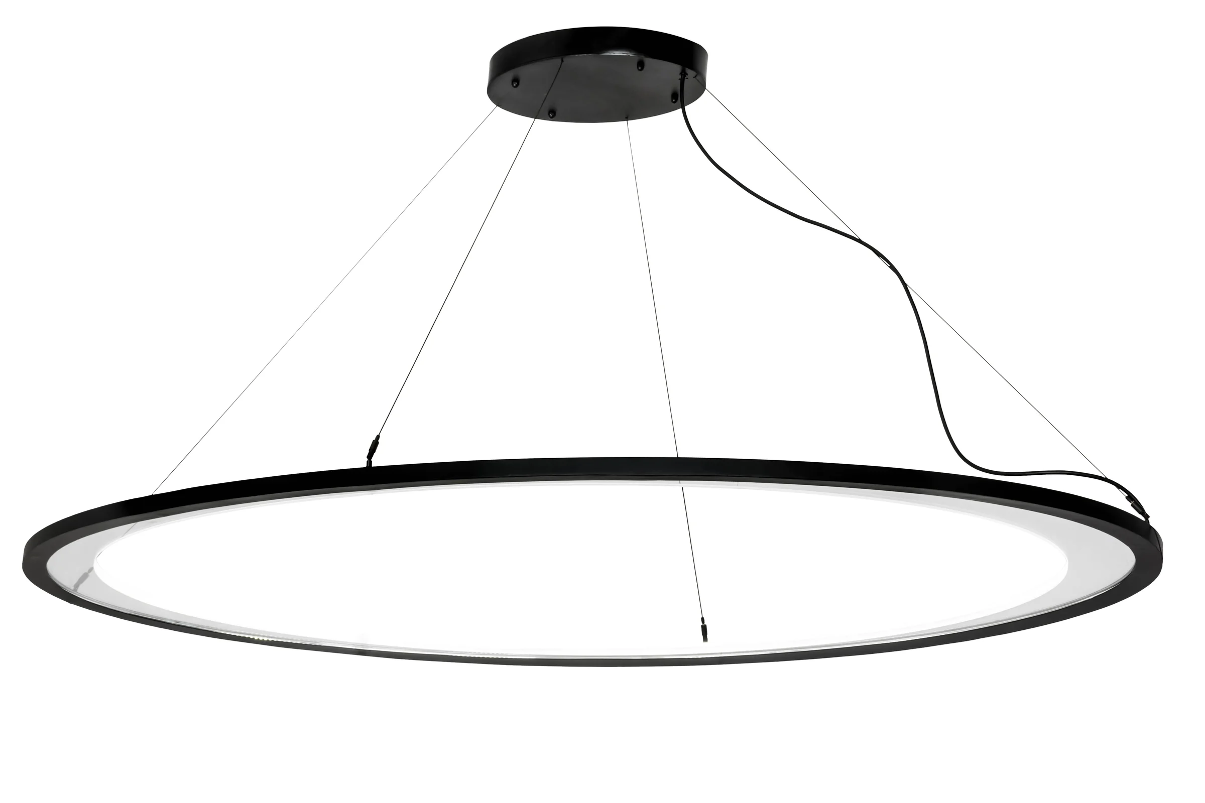 Anillo Oblong Pendant in Solar Black