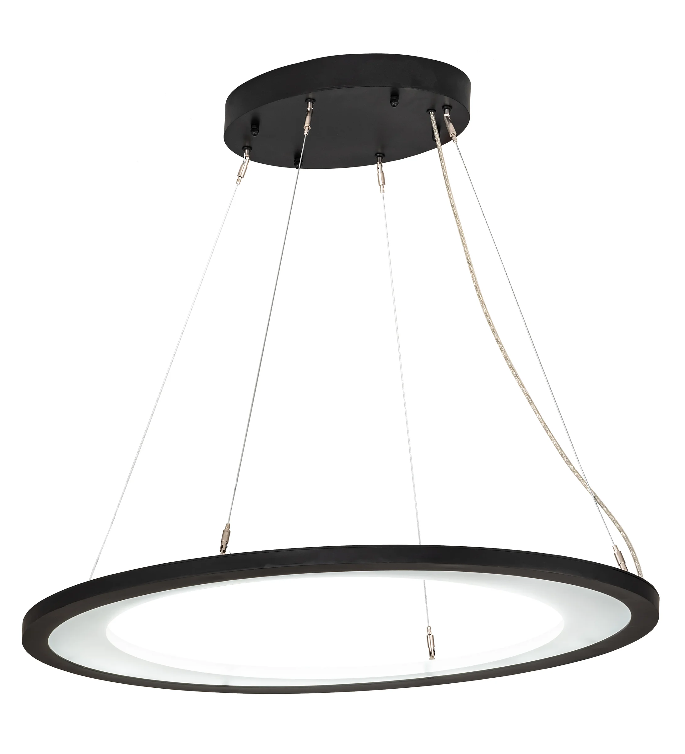 Anillo Oblong Pendant in Solar Black