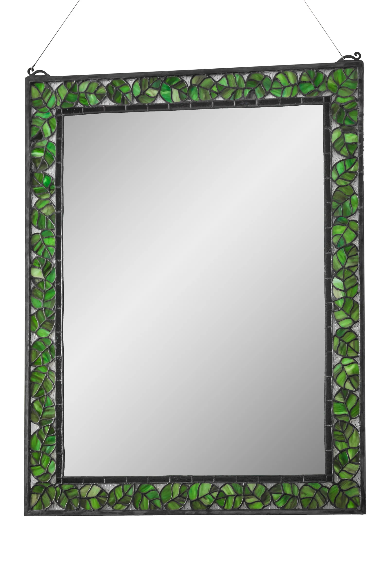 Leaf Window in Mirror