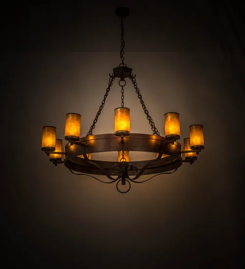 60"W Parnella 10 LT Chandelier