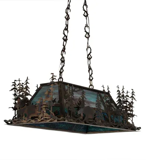 The Moose Through the Trees by Meyda Lighting - Image 3