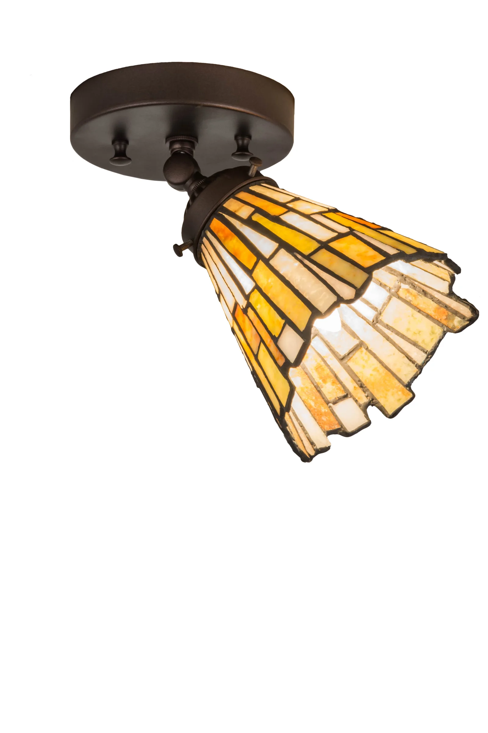 Delta One Light Flushmount in Mahognay Bronze
