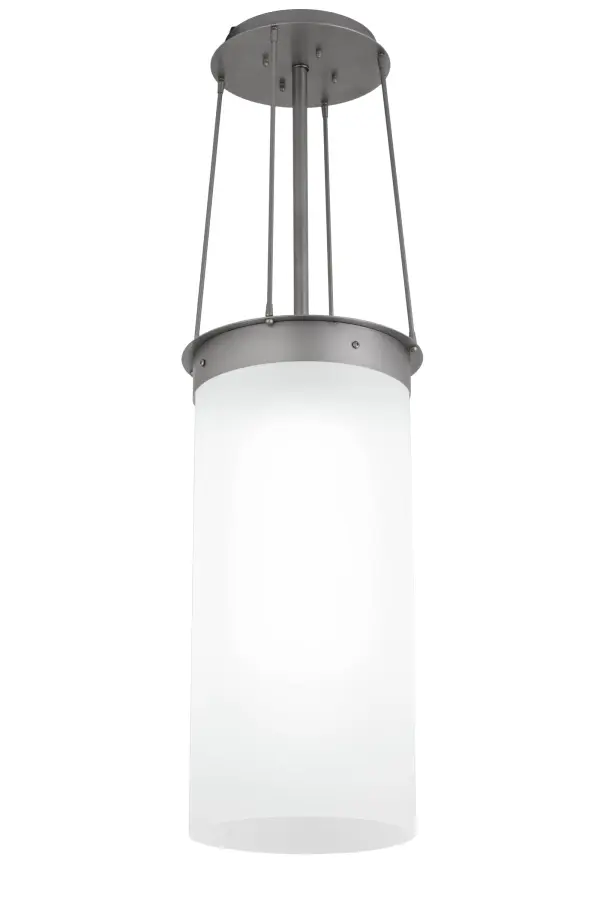 Bring a minimalist; industrial look into your home or business with the Cilindro Lowell Pendant. The architecturally styled pendant is handcrafted of Statuario Idalight on the exterior and complemented with a Contrail Mist Idalight inner diffuser. The shade is enhanced with Nickel powdercoated hardware and illuminates with a customer supplied; 34 watt LED lamp. The fixture is handcrafted in the USA by highly skilled artisans. Custom sizes; styles; colors and dimmable lamping are available. This pendant is UL and cUL listed for damp and dry listings.