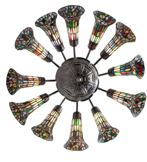 The Stained Glass Pond Lily by Meyda Lighting - Image 7