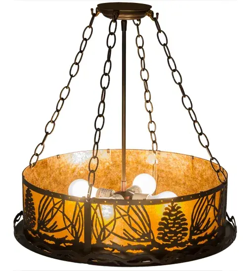 The Meyda Tiffany - Mountain Pine by Meyda Lighting - Image 4