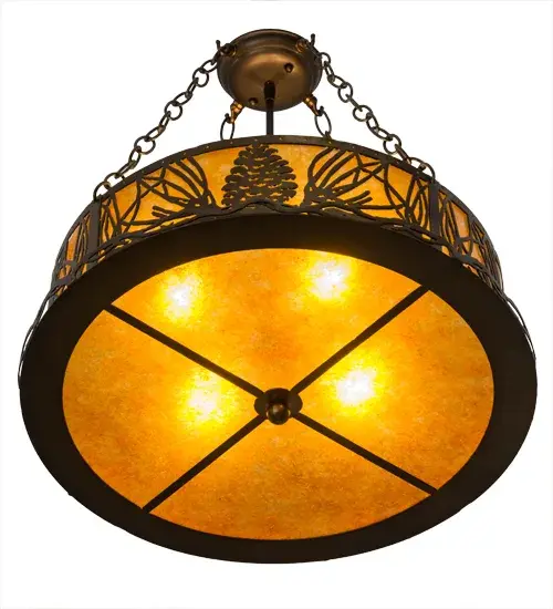 The Meyda Tiffany - Mountain Pine by Meyda Lighting - Image 6