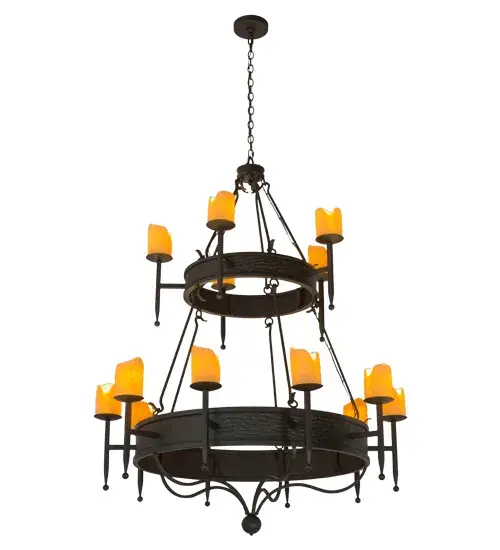 51" Wide Marta 2 Tier Chandelier - Image 2