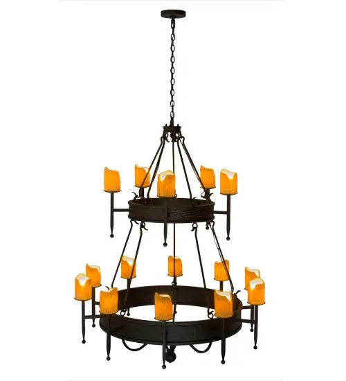 51" Wide Marta 2 Tier Chandelier - Image 4
