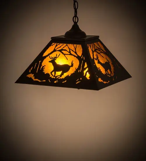 The Deer at Dawn by Meyda Lighting - Image 1