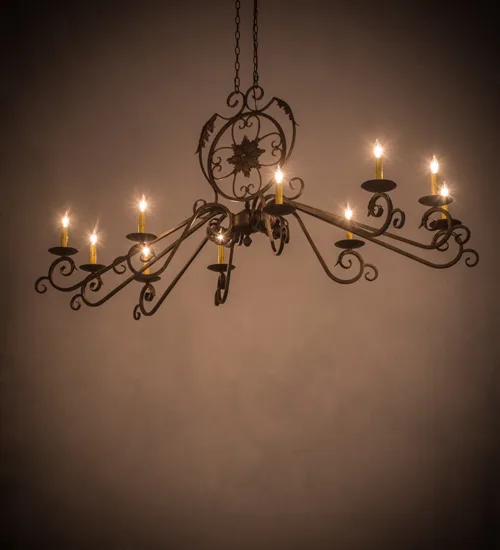 68"L Christabel 10 LT Chandelier