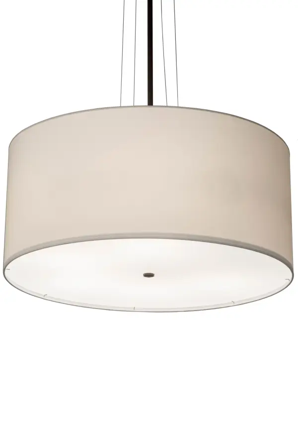 Designed with a curved profile and a clean architectural look; this appealing and versatile ceiling fixture reveals a sophisticated aesthetic. This pendant features a White Textrene shade enhanced with a Statuario Idalight bottom diffuser. The hardware is featured in an Oil Rubbed Bronzed finish. Handcrafted by highly skilled artisans in our manufacturing facility in Upstate New York; this transitional styled pendant is available in a wide range of custom choices including various designs; colors; sizes and dimmable energy efficient lamping options such as LED. This pendant is UL and cUL listed for damp and dry locations.
