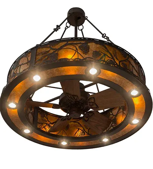 The Meyda Tiffany - Whispering Pines by Meyda Lighting - Image 6