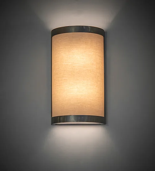 8" Wide Cilindro Prime Wall Sconce