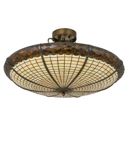 The Meyda Tiffany - Greenbriar Oak by Meyda Lighting - Image 3