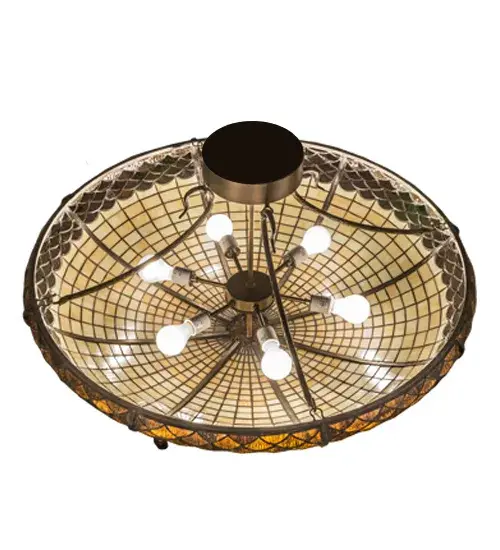 The Meyda Tiffany - Greenbriar Oak by Meyda Lighting - Image 4