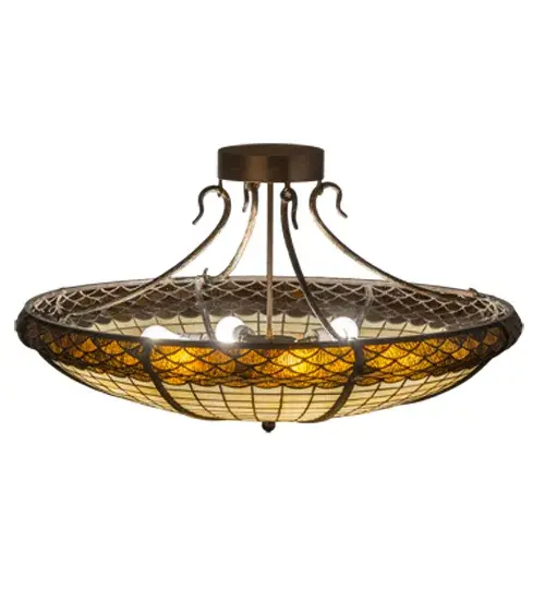 The Meyda Tiffany - Greenbriar Oak by Meyda Lighting - Image 5