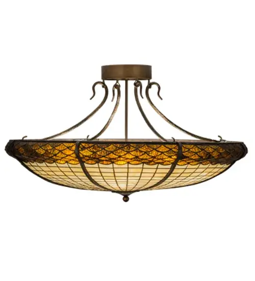 The Meyda Tiffany - Greenbriar Oak by Meyda Lighting - Image 6