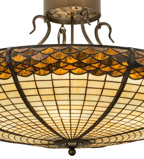 The Meyda Tiffany - Greenbriar Oak by Meyda Lighting - Image 9