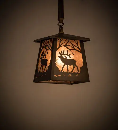 The Elk at Dawn by Meyda Lighting - Image 1