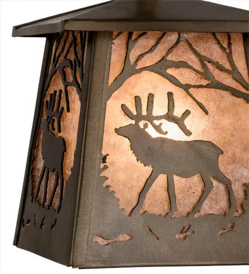 The Elk at Dawn by Meyda Lighting - Image 8