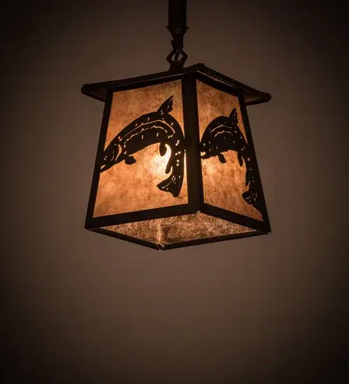 The Leaping Trout by Meyda Lighting - Image 1