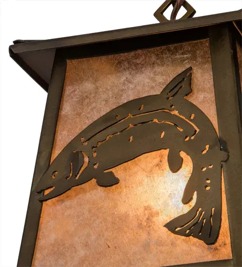 The Leaping Trout by Meyda Lighting - Image 8