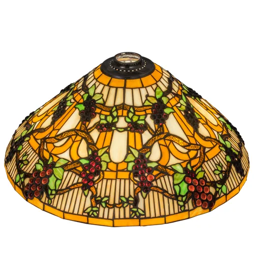 20" Wide Jeweled Grape Shade