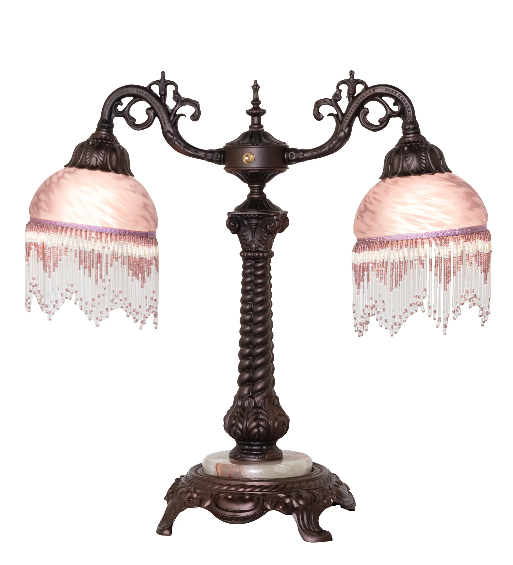 20" High Roussillon 2 Arm Table Lamp