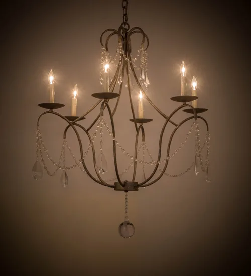 31"W Kaitlynn 6 LT Chandelier