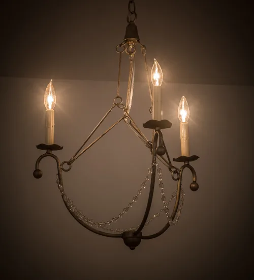 22"W Kaitlynn 3 LT Chandelier