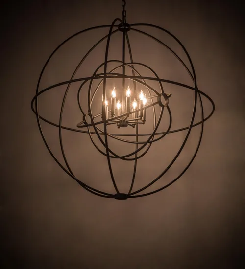 43"W Atom Enerjisi 8 LT Chandelier