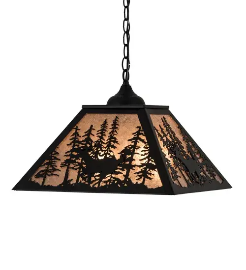 The Deer through the Trees by Meyda Lighting - Image 2
